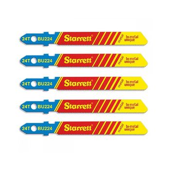 Lâmina De Serra Tico Tico 50mm 24 Dentes Com 5 Unidades (BU224) - Starrett - Ritec Máquinas e Ferramentas