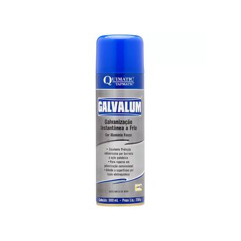 Galvalum Galvanização Aluminizada a Frio em Spray 300mL DN1 - Quimatic Tapmatic - Ritec Máquinas e Ferramentas