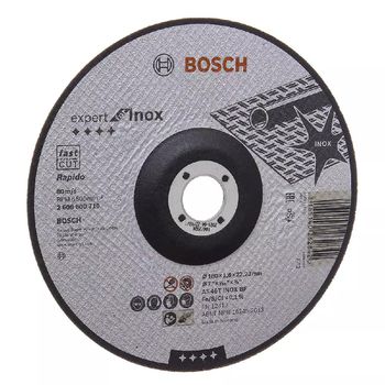 Disco de Corte Rápido Expert Deep Cut 180x1,6mm (2608600710) - Bosch - Ritec Máquinas e Ferramentas
