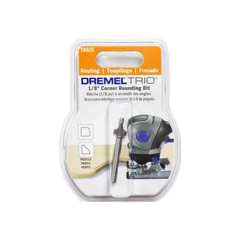Fresa p/ Borda TR615 1/8 Pol. com Guia - Dremel - Ritec Máquinas e Ferramentas