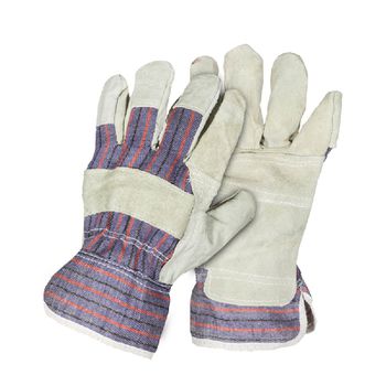 Luva Mista Palma em Raspa de Couro e Dorso Lona PPM 06 PROTEPLUS - Ritec Máquinas e Ferramentas