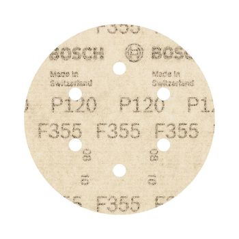Disco de Lixa Com Velcro 150mm - GR. 120 Com 5 Peças (2608605126) - Bosch - Ritec Máquinas e Ferramentas
