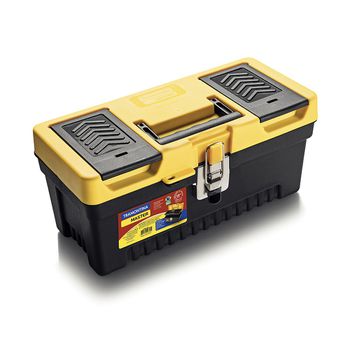 Caixa Plástica Para Ferramentas Com Bandeja Removível 13'' (43803/013) - Tramontina - Ritec Máquinas e Ferramentas