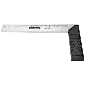 Esquadro 250mm Com Cabo Injetado (43170/010) - Tramontina - Ritec Máquinas e Ferramentas