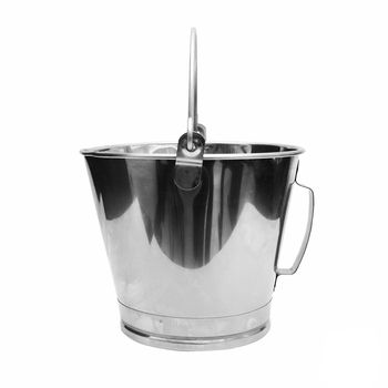 Balde Graduado em Aço Inox 5L (2043W) - Lupus - Ritec Máquinas e Ferramentas