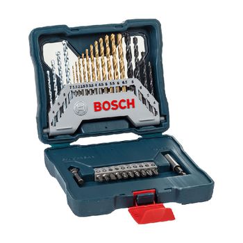 Kit de Pontas e Brocas em Titânio X-Line 30 peças - Bosch - Ritec Máquinas e Ferramentas