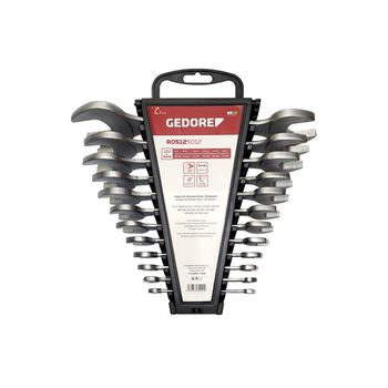 Jogo de Chaves Fixas 6 à 32mm 12 Peças 3365212 - Gedore Red - Ritec Máquinas e Ferramentas