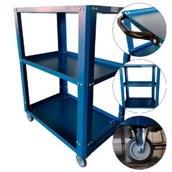 Carrinho Para Ferramentas Desmontável Azul (CD01) - Fercar - Ritec Máquinas e Ferramentas