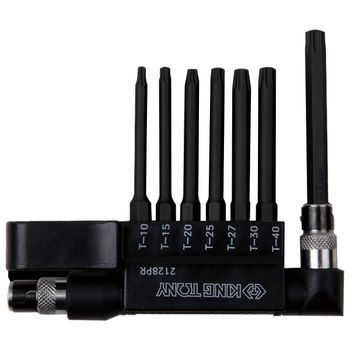 Jogo Bits Intercambiaveis Torx T10 a T40 Com 07 Bits (2128pr) - King Tony - Ritec Máquinas e Ferramentas