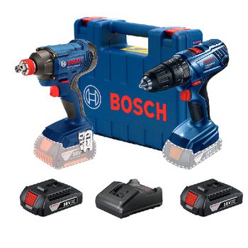 Kit Bosch Parafusadeira GSB 180-LI e Chave de Impacto GDX 180-LI - Ritec Máquinas e Ferramentas
