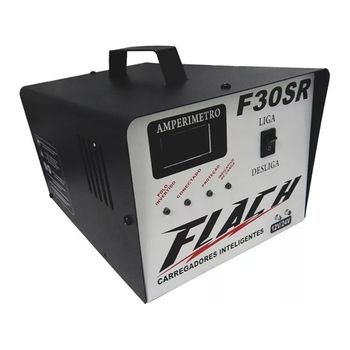 Carregador Inteligente de Bateria 10A-12V/24V Bivolt F30 SR - Flach - Ritec Máquinas e Ferramentas