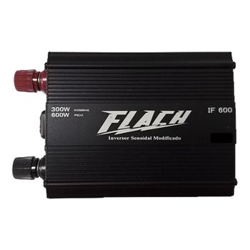 Inversor de Tensão 12V/220V 600W Pico-300W IF600-1 - Flach - Ritec Máquinas e Ferramentas