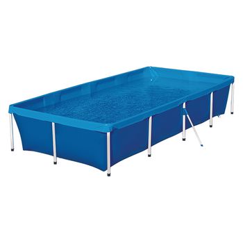 Piscina Retangular Lona em PVC 3.000 Litros - MOR - Ritec Máquinas e Ferramentas