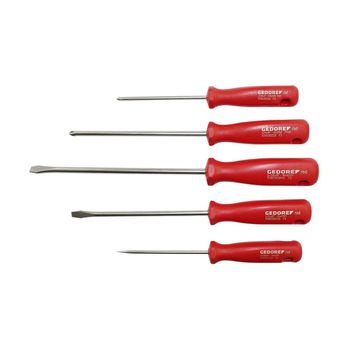 Jogo de Chave de Fenda/Phillips 5 Peças 3365101 - Gedore Red - Ritec Máquinas e Ferramentas