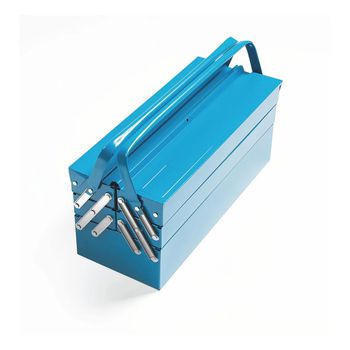 Caixa Sanfonada Para Ferramentas Com 5 Gavetas e Alças Fixas (43800/005) - Tramontina - Ritec Máquinas e Ferramentas