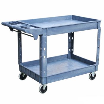 Carrinho Aberto P/ Armazenamento e Transporte Ferramentas C/ 2 Prateleiras (3523) - Lupus - Ritec Máquinas e Ferramentas