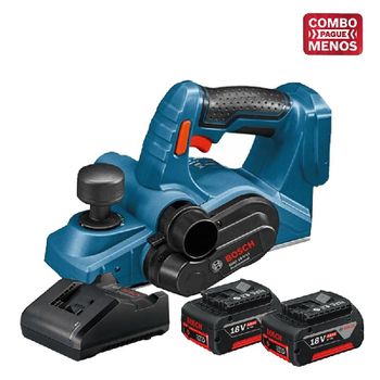 Kit Bosch Plaina GHO 18V-LI + 2 Baterias 18V - Bosch - Ritec Máquinas e Ferramentas