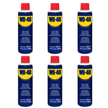 Óleo Lubrificante Desengripante Multiuso 300ml (6 unidades) - WD-40 - Ritec Máquinas e Ferramentas