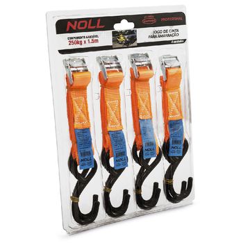 Jogo de Cinta de Amarração 250kg X 1.5MT - 4Pcs (241,0012) - Noll - Ritec Máquinas e Ferramentas