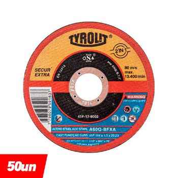 Combo Disco de Corte Deep Cut 4.1/2'' x 1.0 x 7/8'' - A60Q-BFXA - 677988 - TYROLIT - Ritec Máquinas e Ferramentas