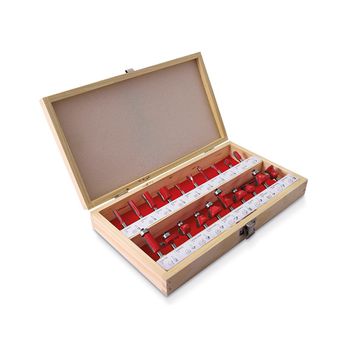 Jogo de Fresas Para Tupia 20 Peças 91,0017 - ROCAST - Ritec Máquinas e Ferramentas