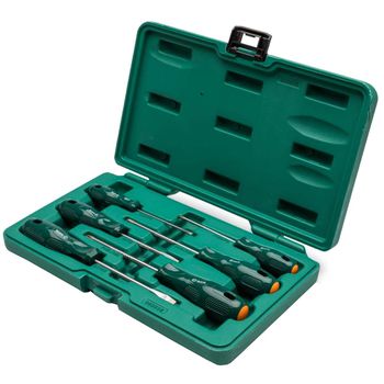 Jogo de Chaves de Fenda e Phillips Com 6 Peças (ST09303ESJ) - Sata - Ritec Máquinas e Ferramentas