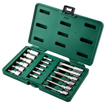 Jogo de Soquetes Bits Com 18 Peças (ST09051SJ) - Sata - Ritec Máquinas e Ferramentas