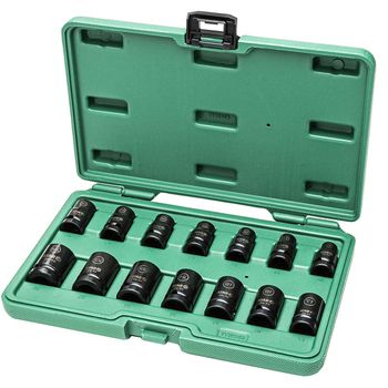 Jogo de Soquetes de Impacto Thinwall Com 14 Peças (ST34397T) - Sata - Ritec Máquinas e Ferramentas