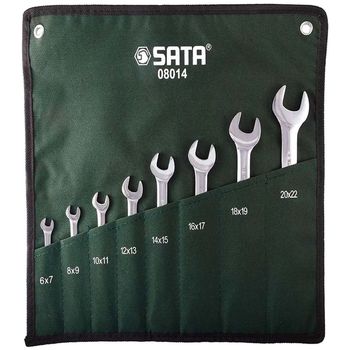 Jogo de Chave Fixa Com 8 Peças (ST08014SJ) - Sata - Ritec Máquinas e Ferramentas