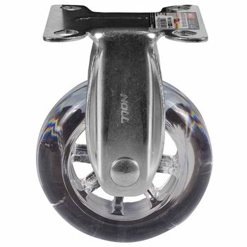 Rodízio Gel Fixo Transparente 35 x 25mm (778,0054) - Noll - Ritec Máquinas e Ferramentas