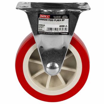 Rodízio Fixo Vermelho BP 50 x 20,3mm (778,0025) - Noll - Ritec Máquinas e Ferramentas