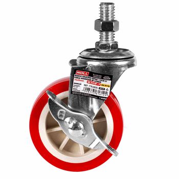 Rodízio Giratório Com Freio Espiga 75 x 25mm (778,0035) - Noll - Ritec Máquinas e Ferramentas