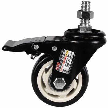 Rodízio Giratório Com Freio Espiga 75 x 32mm (778,0019) - Noll - Ritec Máquinas e Ferramentas