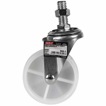 Rodízio Giratório Com Porca Rosqueada Espiga 50 x 20,3mm (778,0046) - Noll - Ritec Máquinas e Ferramentas