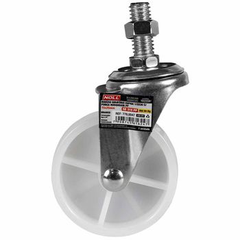 Rodízio Giratório Com Porca Rosqueada Espiga 75 x 25mm (778,0047) - Noll - Ritec Máquinas e Ferramentas