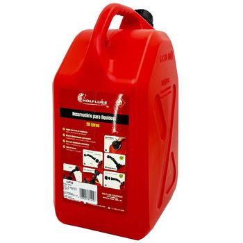 Galão de Abastecimento Manual Para Transferência de Combustível 20L (2080W) - Lupus - Ritec Máquinas e Ferramentas