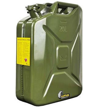 Galão Metálico Para Transferência de Combustíveis 20L - Verde (2064) - Lupus - Ritec Máquinas e Ferramentas