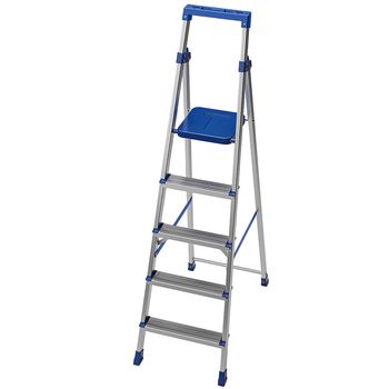 Escada de Alumínio Com 5 Degraus (40000/005) - Tramontina - Ritec Máquinas e Ferramentas