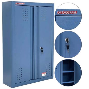 Armário Fechado Para Ferramentas Com 3 Prateleiras (NA-3) - Nocram - Ritec Máquinas e Ferramentas