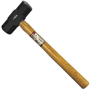 Marreta Oitavada Com Cabo de Madeira 2kg (392,0015) - Noll - Ritec Máquinas e Ferramentas