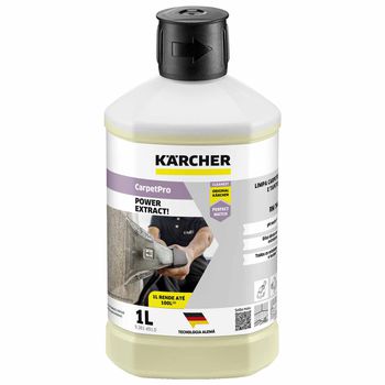 Detergente Para Limpeza de Estofados, Carpetes e Tapetes PowerExtract! 1L (9.381.491.0) - Karcher - Ritec Máquinas e Ferramentas