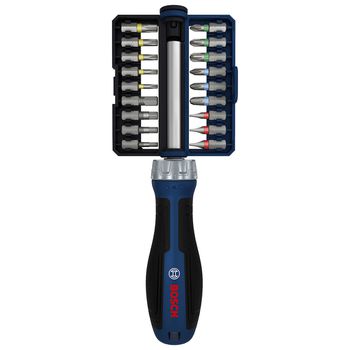Chave de Catraca e Bits Com 19 Peças (1600A039PR) - Bosch Pro - Ritec Máquinas e Ferramentas