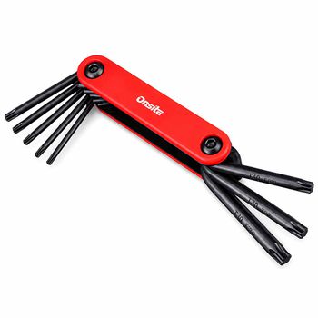 Jogo de Chaves Torx Com Armação T9 - T40 (702637) - Onsite - Ritec Máquinas e Ferramentas