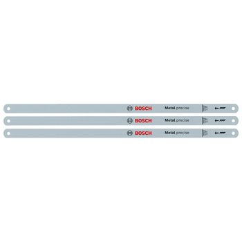 Lâmina de Arco de Serra Para Metal 300mm Com 3 Peças (1600A03AL0) - Bosch Pro - Ritec Máquinas e Ferramentas