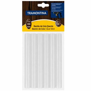 Conjunto de Bastões de Cola Quente 11mm Com 6 Unidades (43756/311) - Tramontina - Ritec Máquinas e Ferramentas