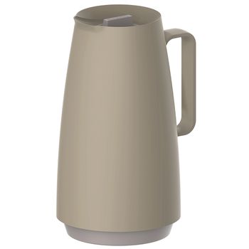 Bule Térmico Exata em Plástico Bege Com Ampola de Vidro 500ml (61636/058) - Tramontina - Ritec Máquinas e Ferramentas