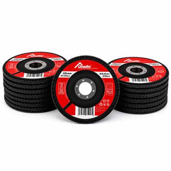 Kit Disco de Lixa Flap 4.1/2'' x 7/8'' - GR50 Com 20 Unidades (746782) - Onsite - Ritec Máquinas e Ferramentas