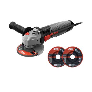 Esmerilhadeira Angular de 4 1/2'' Skil 9004 830W com 2 Discos - Ritec Máquinas e Ferramentas