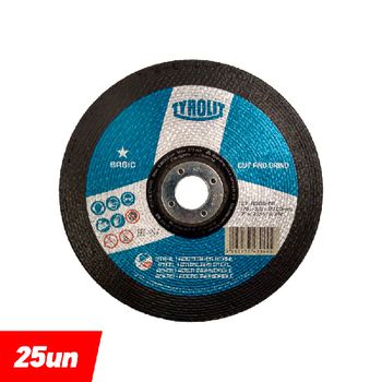Combo Disco de Desbaste 7'' x 9/64'' x 7/8'' A30Q-BF Basic - 743944 - TYROLIT - Ritec Máquinas e Ferramentas