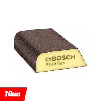 Espuma Abrasiva Best for Profile; 69x26x97mm Fine (10 Unidades) - BOSCH - Ritec Máquinas e Ferramentas